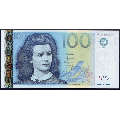 Эстония 100 крон 1999 - UNC