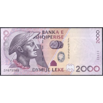 Албания 2000 лек 2007 - UNC