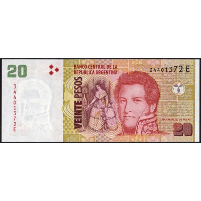 Аргентина 20 песо 2003 - UNC
