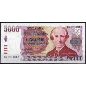 Аргентина 5000 песо 1984 - UNC