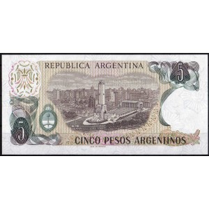 Аргентина 5 песо 1983 - UNC