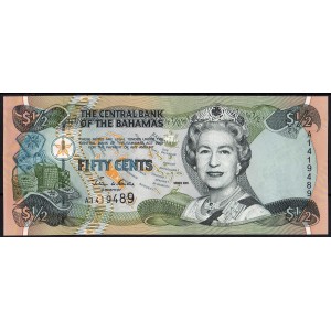 Багамские острова 1/2 доллара 2001 - UNC