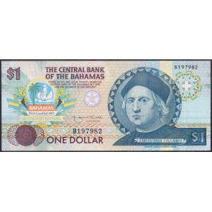 Багамские острова 1 доллар 1992 - UNC