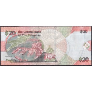 Багамские острова 20 долларов 2010 - UNC