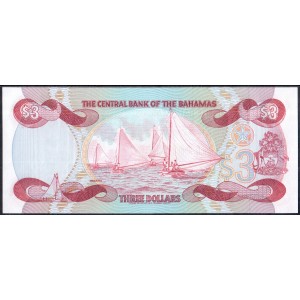 Багамские острова 3 доллара 1984 - UNC