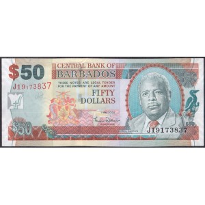 Барбадос 50 долларов 2007 - UNC