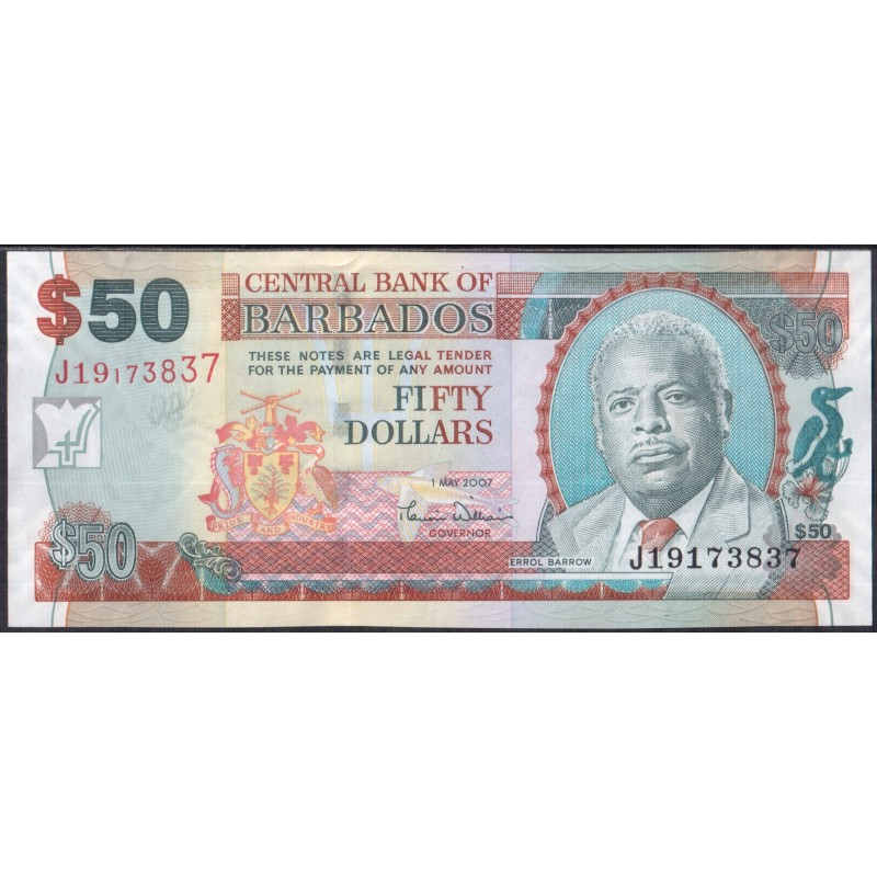 Пятьдесят долларов в рублях. Барбадоскийдолларбанкноты. Барбадосский доллар. 50 Долларов UNC. Банкноты Барбадоса.