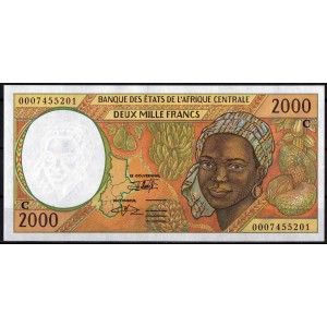 Конго 2000 франков 2000 - UNC