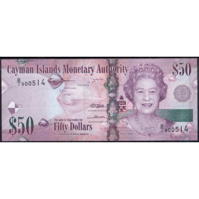 Каймановы острова 50 долларов 2010 - UNC