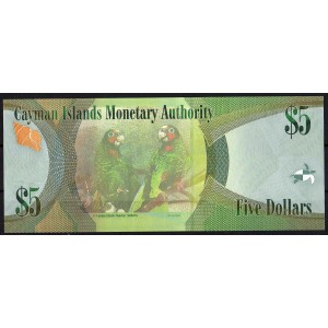 Каймановы острова 5 долларов 2010 - UNC
