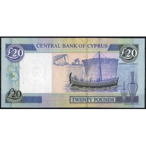 Кипр 20 фунтов 2004 - UNC