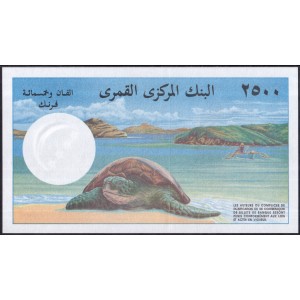 Коморские острова 2500 франков 1997 - UNC