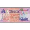 Острова Кука 3 доллара 1992 - UNC