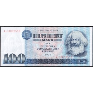 ГДР 100 марок 1975 - UNC