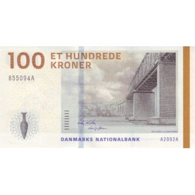 Дания 100 крон 2009 - UNC