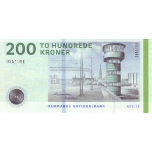 Дания 200 крон 2010 - UNC