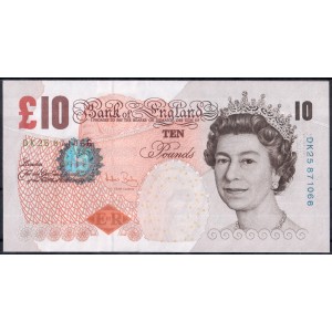 Англия 10 фунтов 2004 - UNC