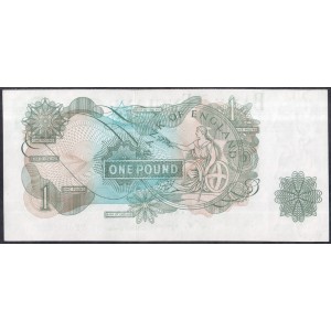 Англия 1 фунт 1966 - UNC