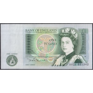 Англия 1 фунт 1981 - UNC