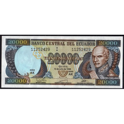 Эквадор 20000 сукре 1999 - UNC