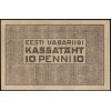 Эстония 10 пенни 1919 - AUNC