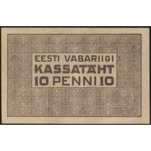 Эстония 10 пенни 1919 - AUNC