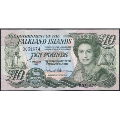 Фолклендские острова 10 фунтов 2011 - UNC