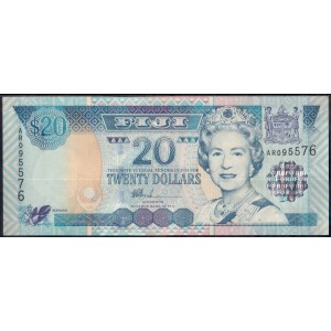 Фиджи 20 долларов 2002 - UNC
