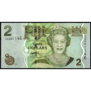 Фиджи 2 доллара 2007 - UNC