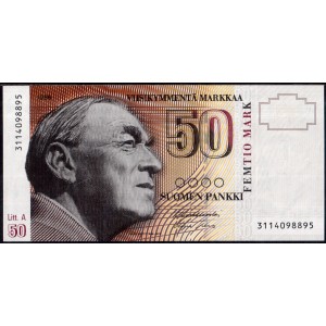 Финляндия 50 марок 1986 - UNC