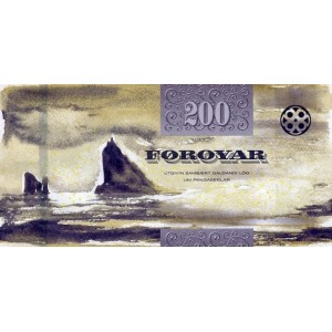 Фарерские острова 200 крон 2011 - UNC