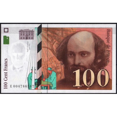 Франция 100 франков 1997 - UNC