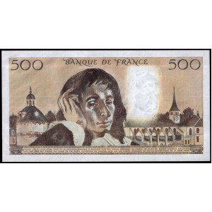 Франция 500 франков 1987 - UNC