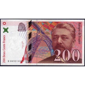 Франция 200 франков 1997 - AUNC