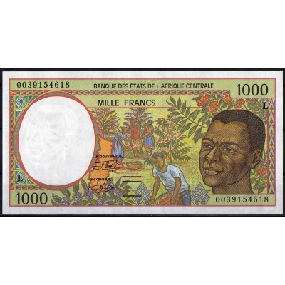 Габон 1000 франков 1993 - UNC