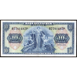 Германия 10 марок 1949 - XF