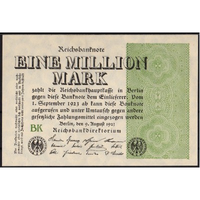 Германия 1 000 000 марок 1923 - UNC