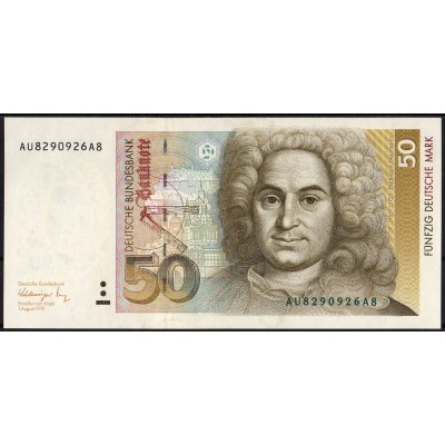 Германия 50 марок 1991 - UNC