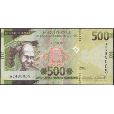 Гвинея 500 франков 2018 - UNC