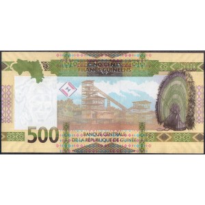Гвинея 500 франков 2018 - UNC
