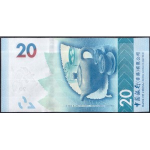 Гонконг 20 долларов 2018 - UNC