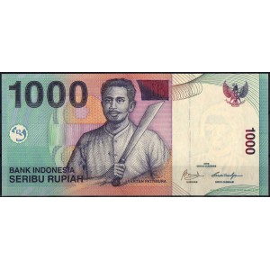 Индонезия 1000 рупий 2009 - UNC