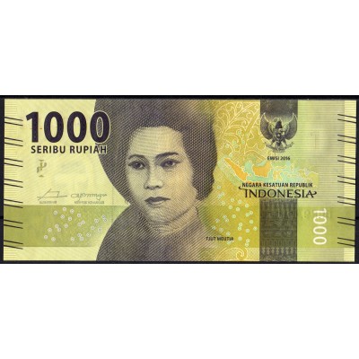 Индонезия 1000 рупий 2016 - UNC