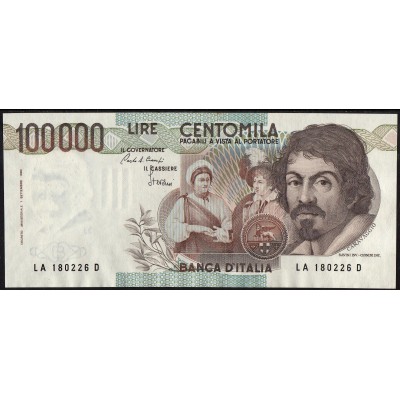 Италия 100000 лир 1983 - UNC