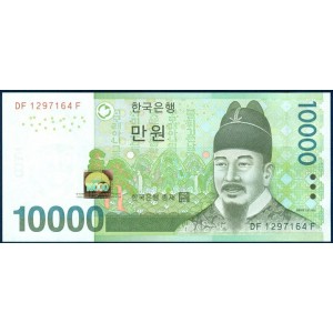 Корея 10000 вон 2007 - UNC