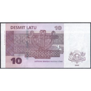 Латвия 10 лат 2000 - UNC