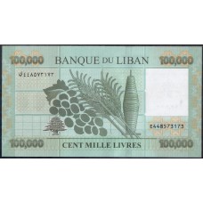 Ливан 100000 ливров 2022 - UNC
