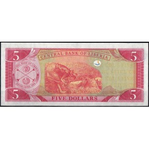 Либерия 5 долларов 2011 - UNC