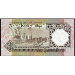 Ливия 1/4 динара 1989 - UNC