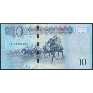 Ливия 10 динаров 2015 - UNC